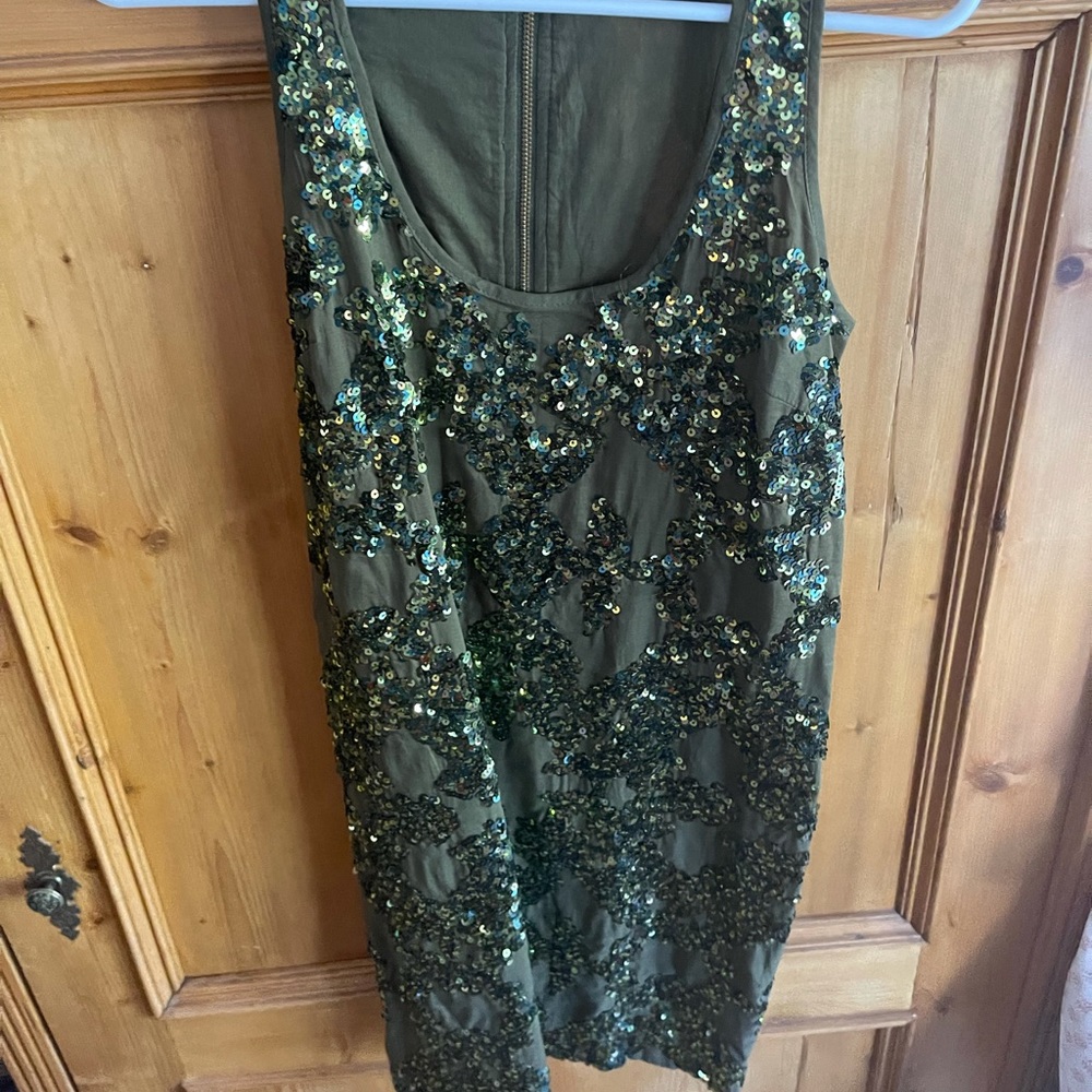 Sequin Green Dress